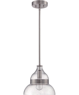 Smyth 1-Light Mini Pendant Brushed Polished Nickel