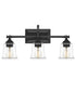 Nicholas Large 3-light Bath Light Earth Black