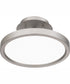 Outskirts Small Semi Flush Mount Brushed Nickel