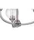 Glenda 3-Light Chandelier Brushed Polished Nickel