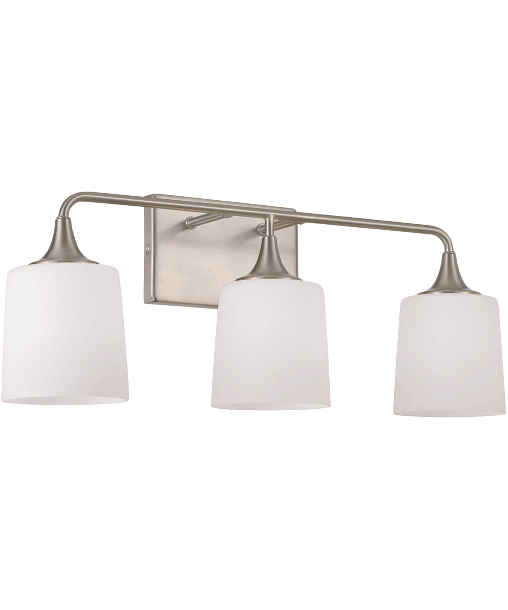 Presley 3-Light Vanity Brushed Nickel