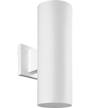 5" Non-Metallic Wall Mount Up/ Down Cylinder White