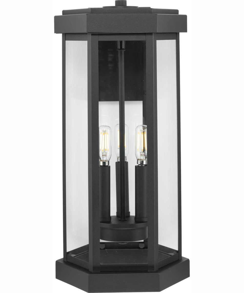 Ramsey Modern Farmhouse Outdoor Large Wall Lantern Textured Black