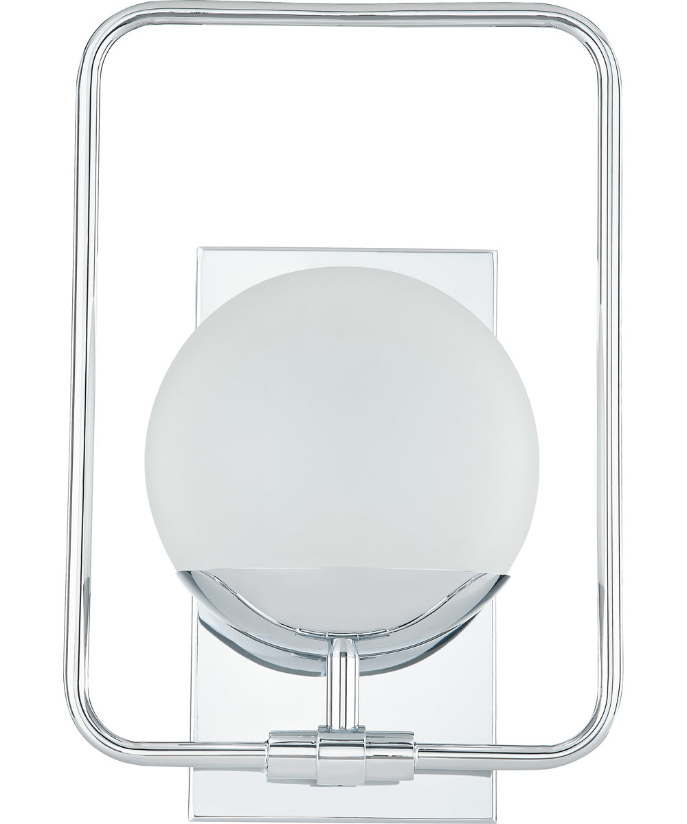 Padgett Small 1-light Wall Sconce Polished Chrome