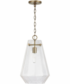 Lee 1-Light Pendant Aged Brass