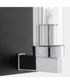 Kilbey 1-light Bath Vanity Light Matte Black w/ Chrome