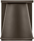 Hans 1-Light Extra Small Wall Mount Lantern in Architectural Bronze