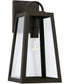 Leighton 1-Light Outdoor Wall-Lantern Rain or Shine - Oiled Bronze