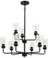 Stowe 9-Light Chandelier Flat Black