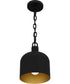 Quoizel Piccolo Pendant Small 1-light Mini Pendant Matte Black