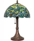 17" High Nightfall Wisteria Table Lamp