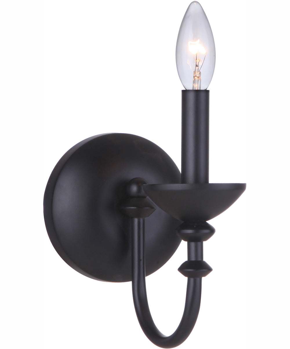 Marlowe 1-Light Wall Sconce Flat Black