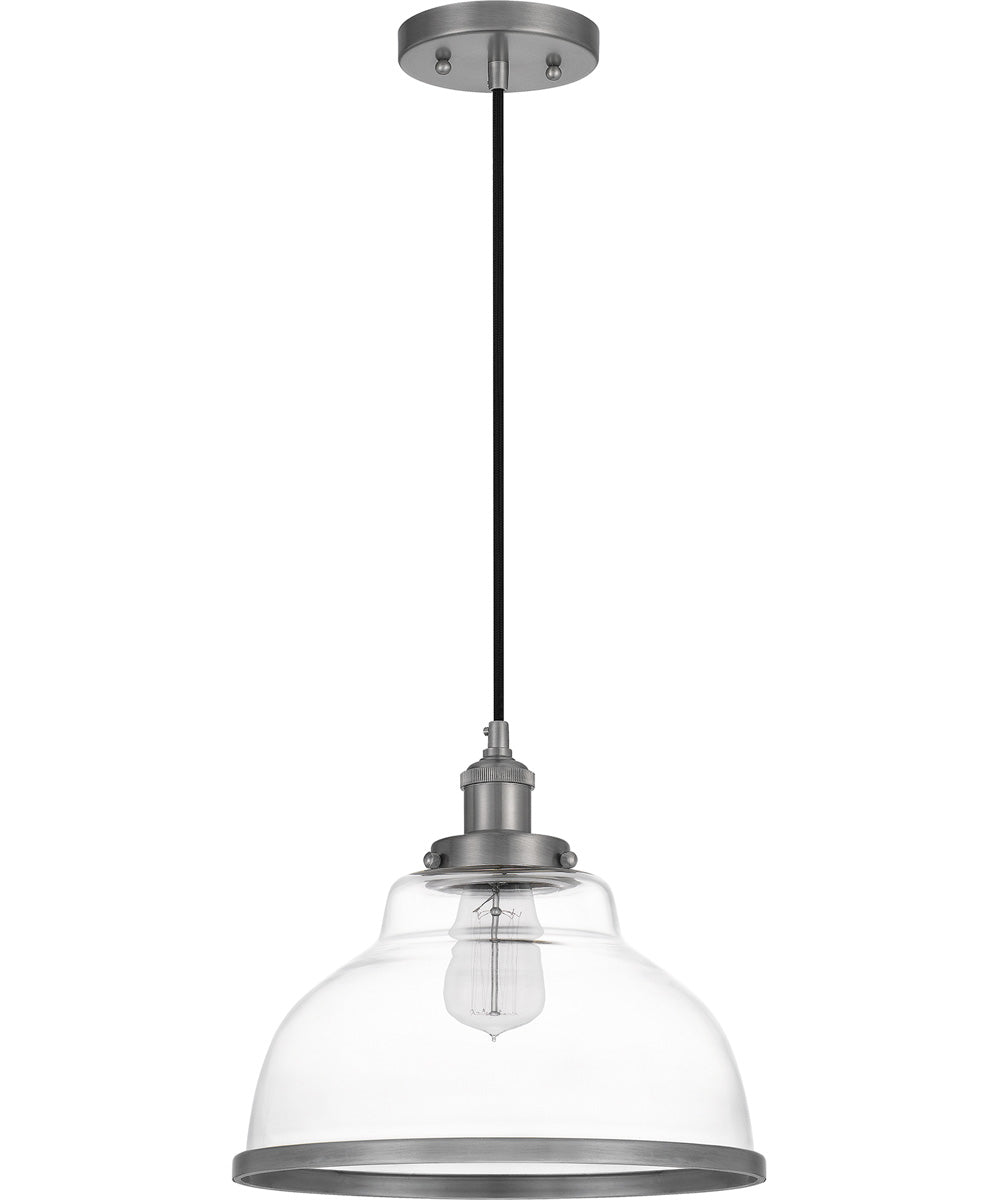Leo Small 1-light Mini Pendant Antique Nickel
