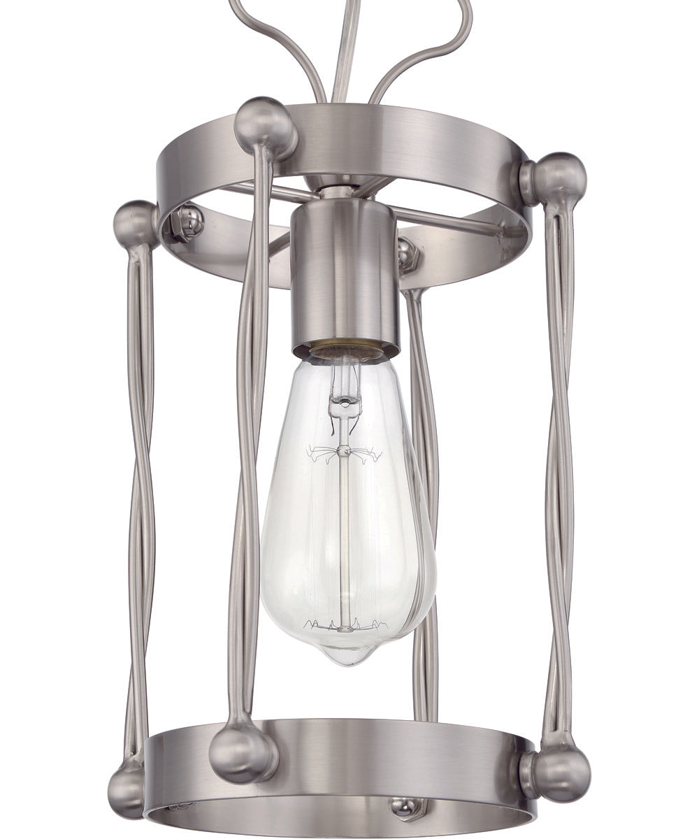 Jolenne 1-Light Mini Pendant Brushed Polished Nickel