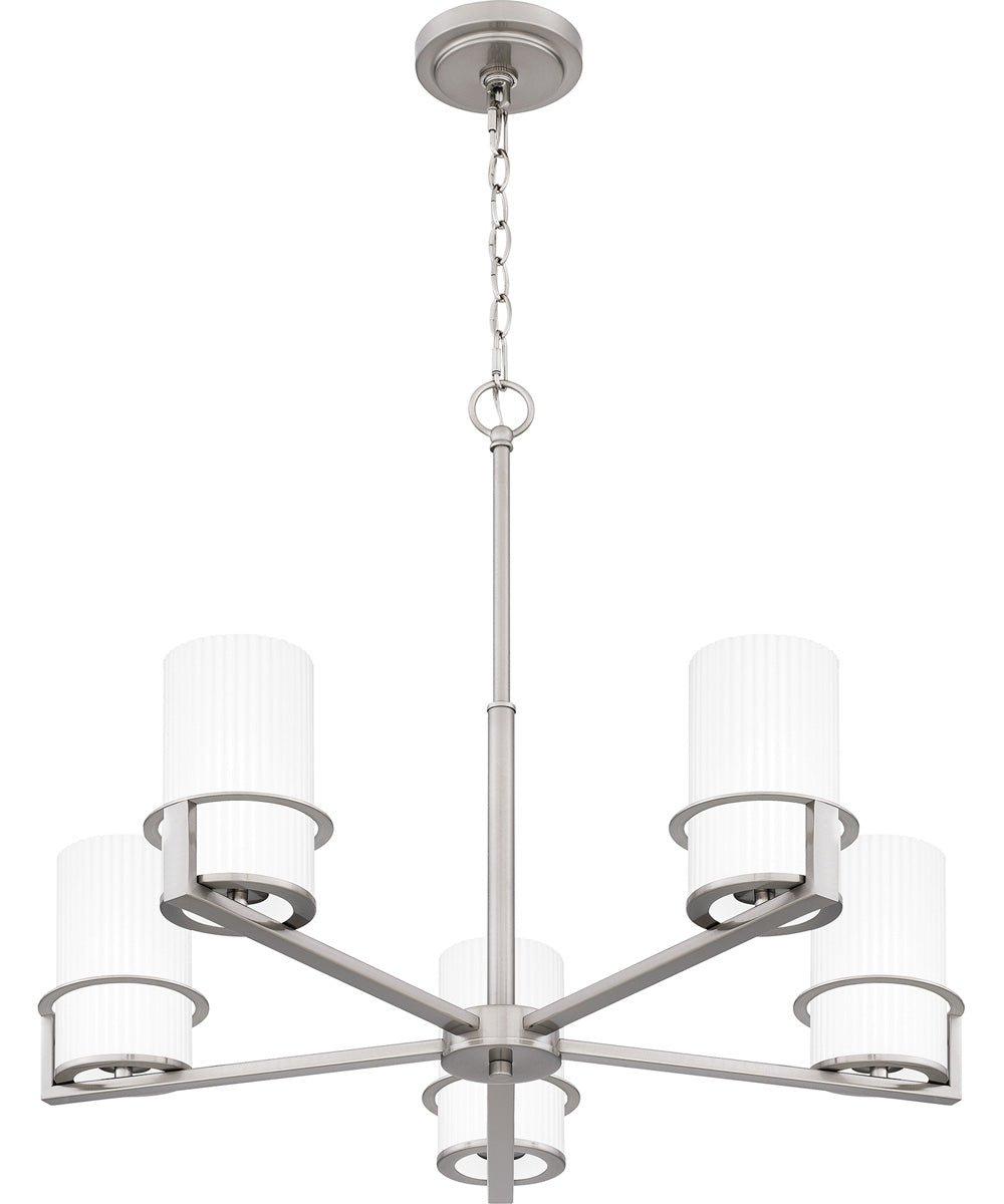 Seymour 5-light Chandelier Brushed Nickel