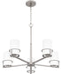 Seymour 5-light Chandelier Brushed Nickel