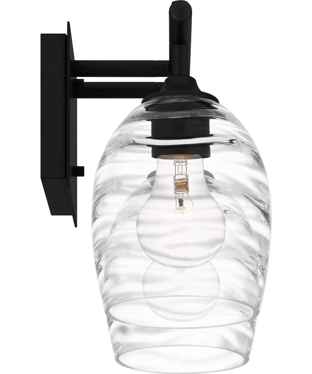 Lucy Medium 2-light Bath Light Matte Black