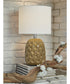 Moorbank Ceramic Table Lamp (1/CN) Amber