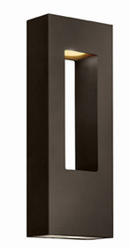 16"H Atlantis 2-Light LED Outdoor Wall Mount Bronze