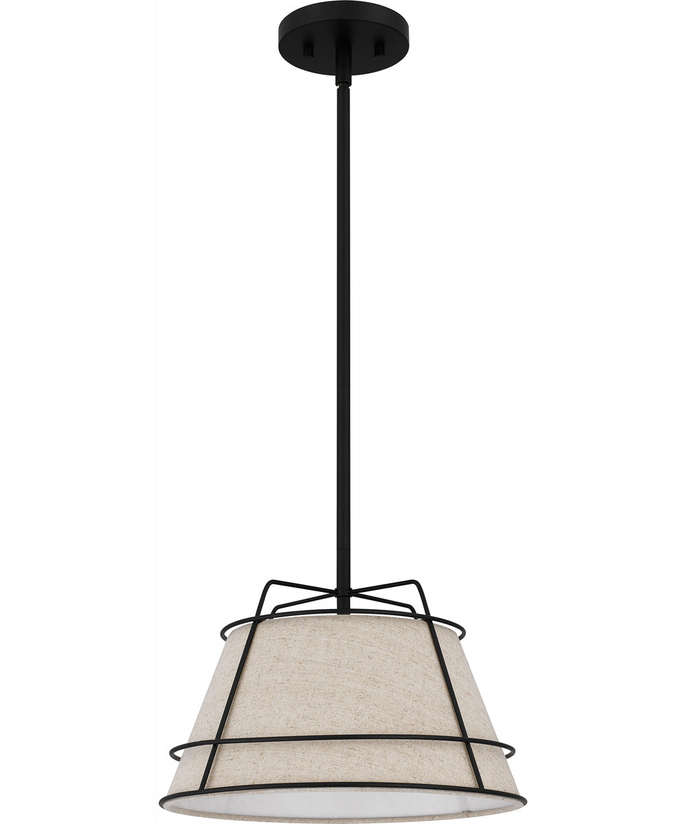 Quoizel Piccolo Pendant 1-light Mini Pendant Matte Black