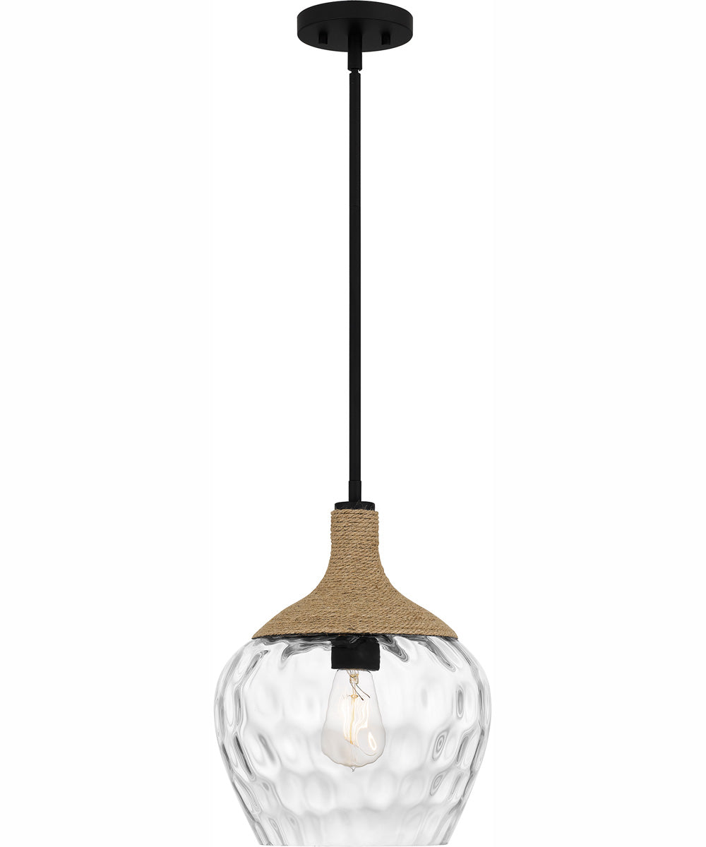 Quoizel Piccolo Pendant 1-light Mini Pendant Matte Black
