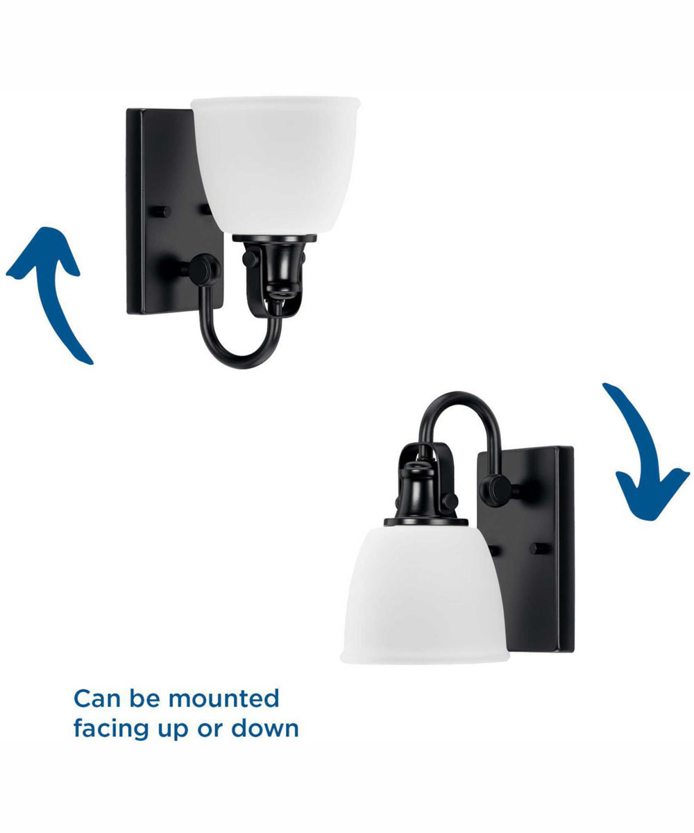 Preston 1-Light Coastal Bath Vanity Light Vintage Brass