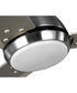 Oriole 60" 3-Blade Ceiling Fan with LED Light Brushed Nickel