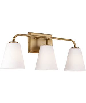 Brody 3-Light Vanity Aged Brass