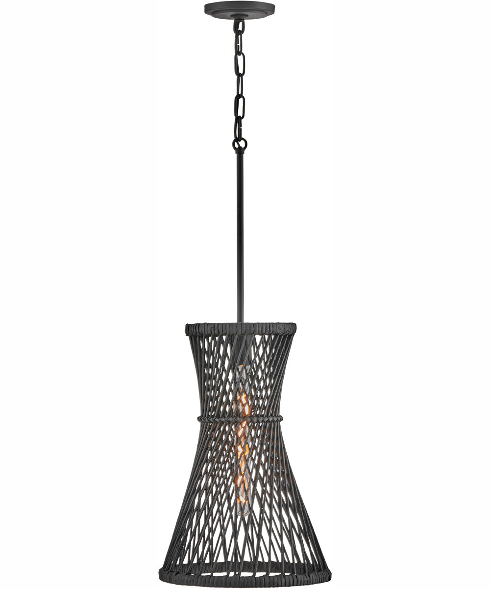 Twyla 1-Light Medium Pendant in Black