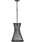 Twyla 1-Light Medium Pendant in Black