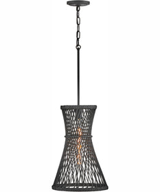 Twyla 1-Light Medium Pendant in Black