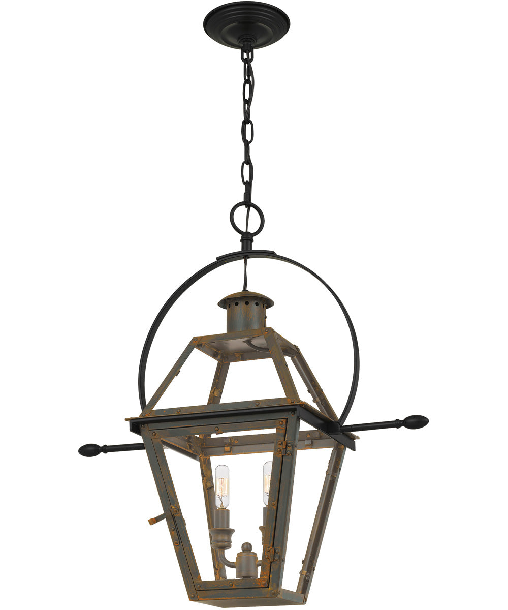 Rue De Royal 2-light Pendant Industrial Bronze