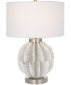 Repetition White Marble Table Lamp
