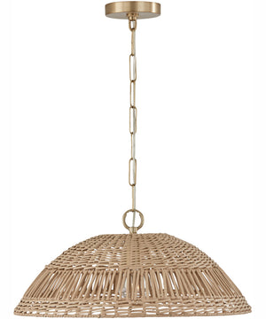 Naomi 1-Light Pendant Matte Brass