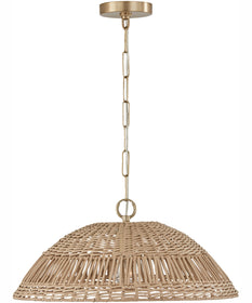 Naomi 1-Light Pendant Matte Brass