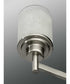 Alexa 3-Light Etched Linen With Clear Edge Glass Modern Chandelier Light Brushed Nickel