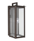 Hunt 1-Light Outdoor Wall Mount Rain or Shine - Oiled Bronze with Clear Glass