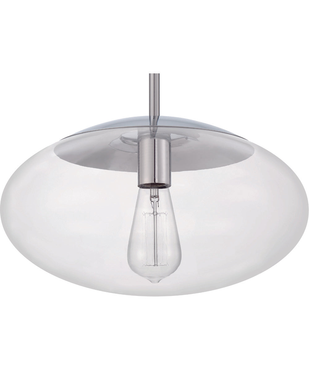Gaze 1-Light Pendant Chrome