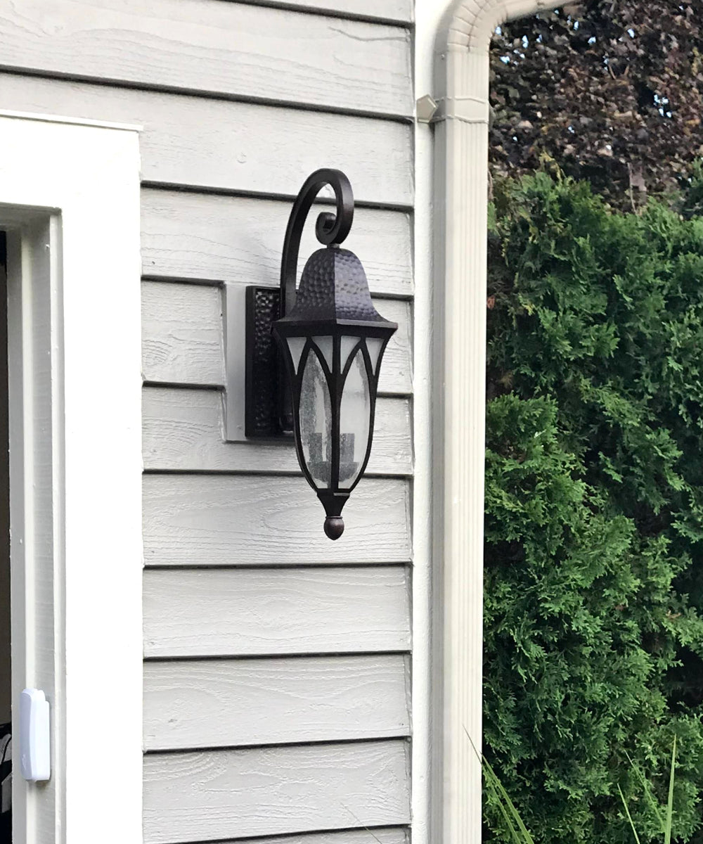 23"H Berkshire Outdoor Wall Lantern Burnished Antique Copper