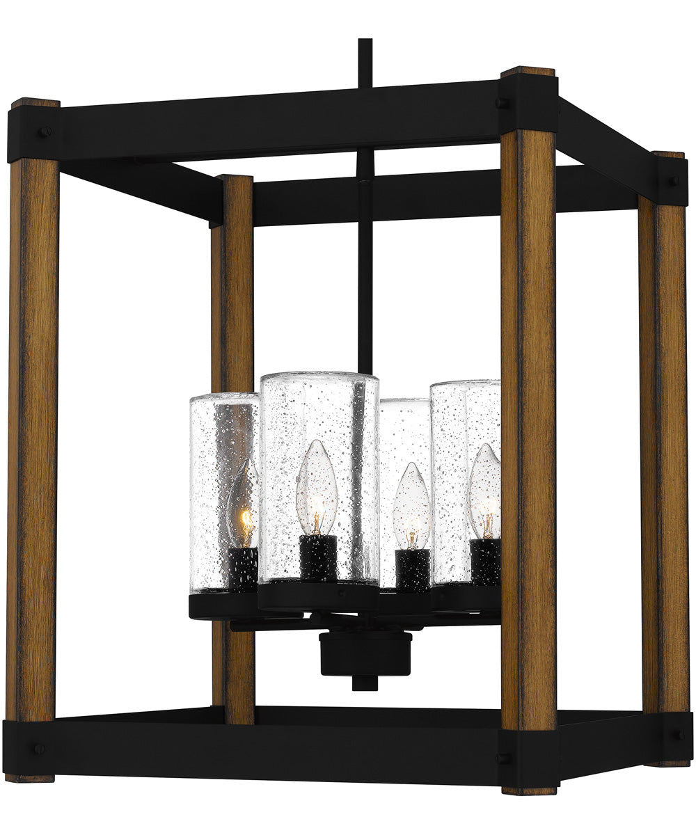 Rylan 4-light Pendant Matte Black