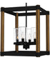 Rylan 4-light Pendant Matte Black