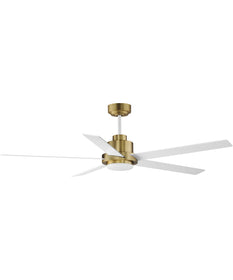 Daisy 60 inch 5-Blade Fan w LED Light Kit Natural Aged Brass