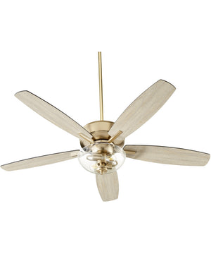 60" Breeze 2-light LED Ceiling Fan Aged Brass