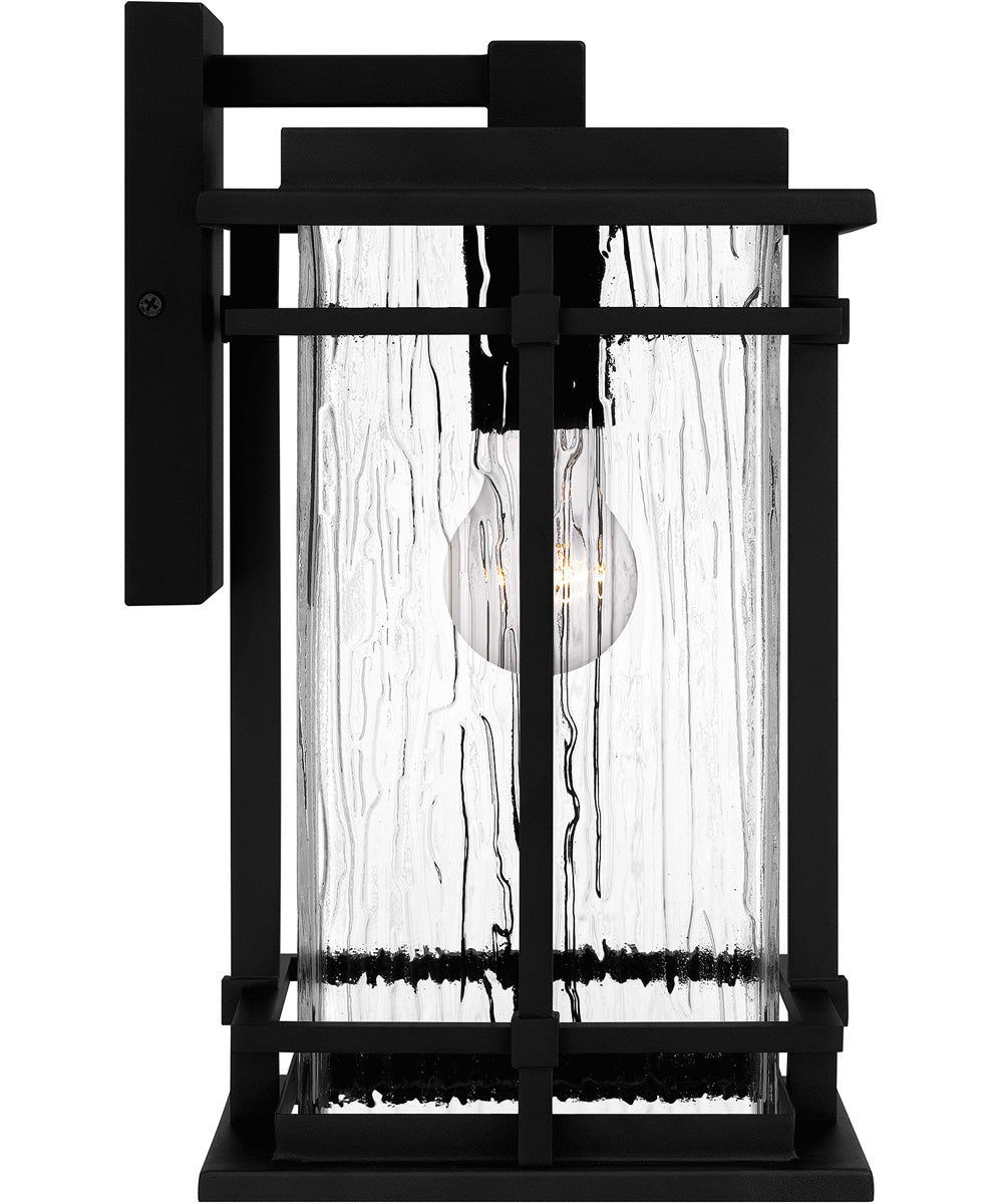 McAlister Large 1-light Outdoor Wall Light Earth Black
