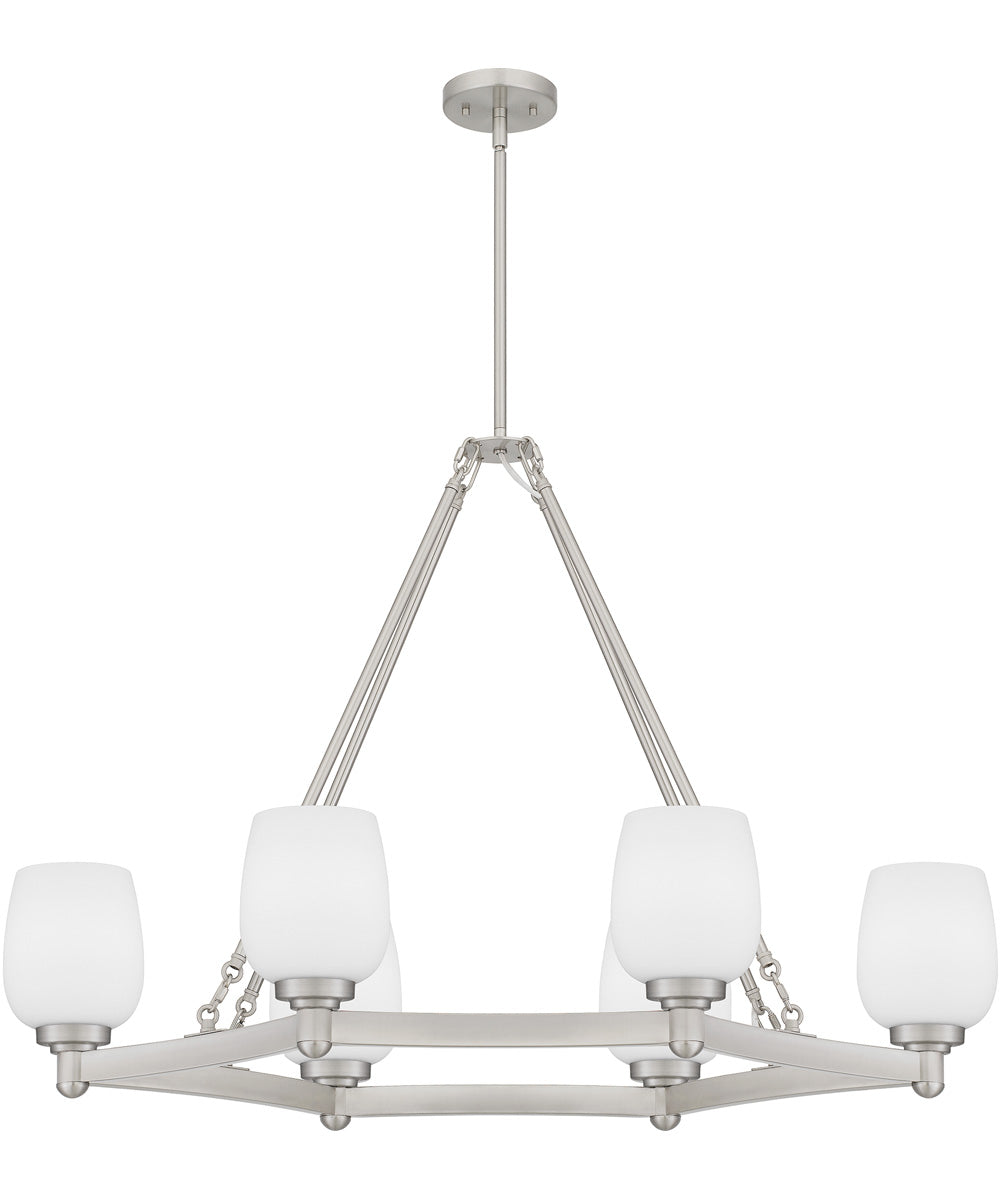 Penning Medium 6-light Island Light Brushed Nickel