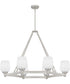 Penning Medium 6-light Island Light Brushed Nickel