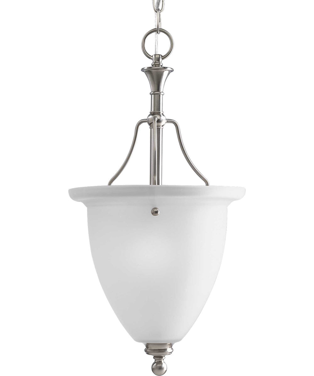 Madison 1-Light Inverted Pendant Brushed Nickel
