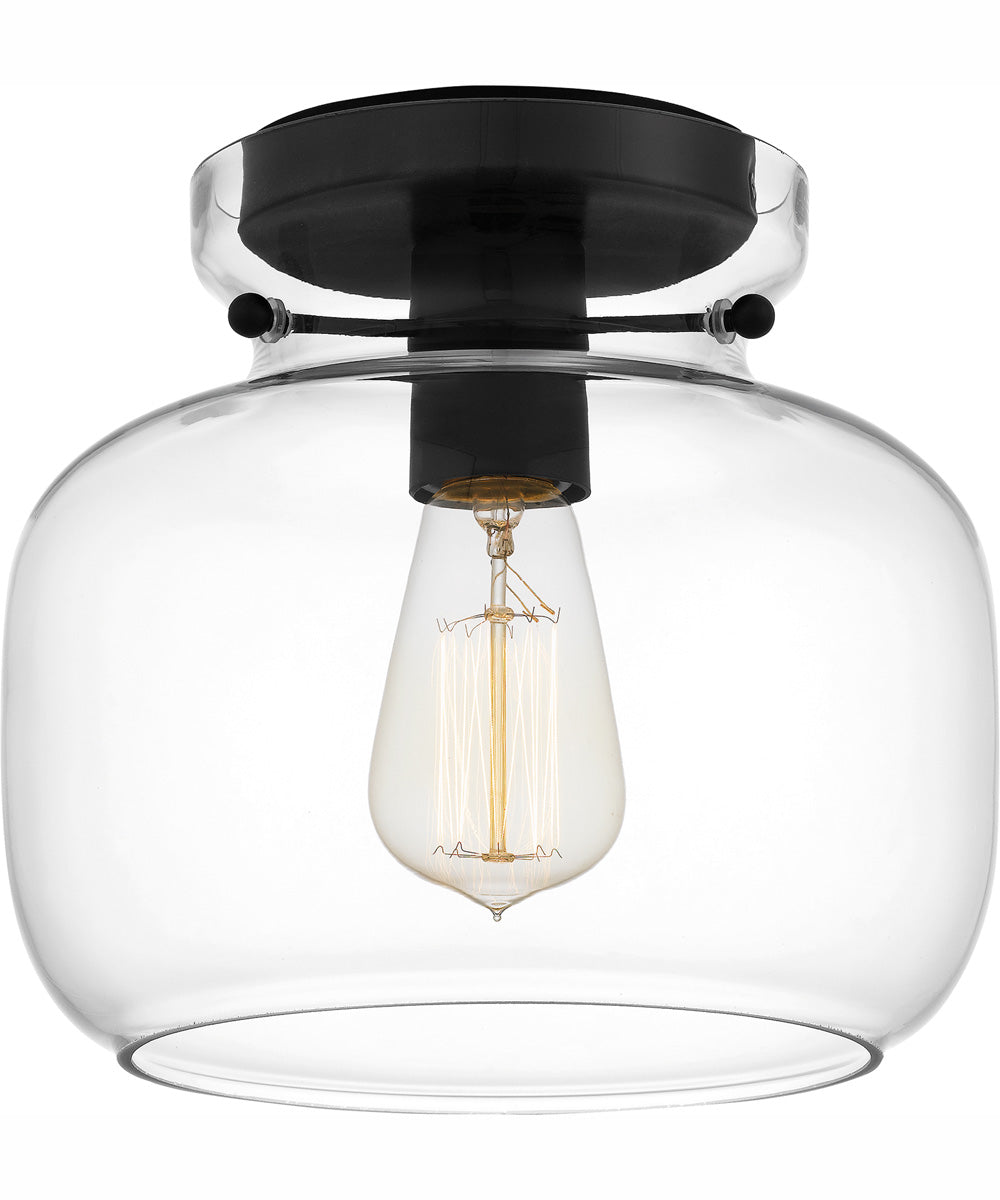 Quoizel Flush Mount Small 1-light Flush Mount Matte Black