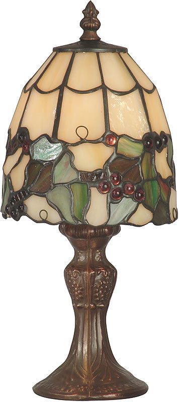 Dale Tiffany Tiffany Grape Accent Lamp Antique Brass TA70709