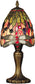 Dale Tiffany Vickers Tiffany Accent Lamp Antique Brass Plating TT101287